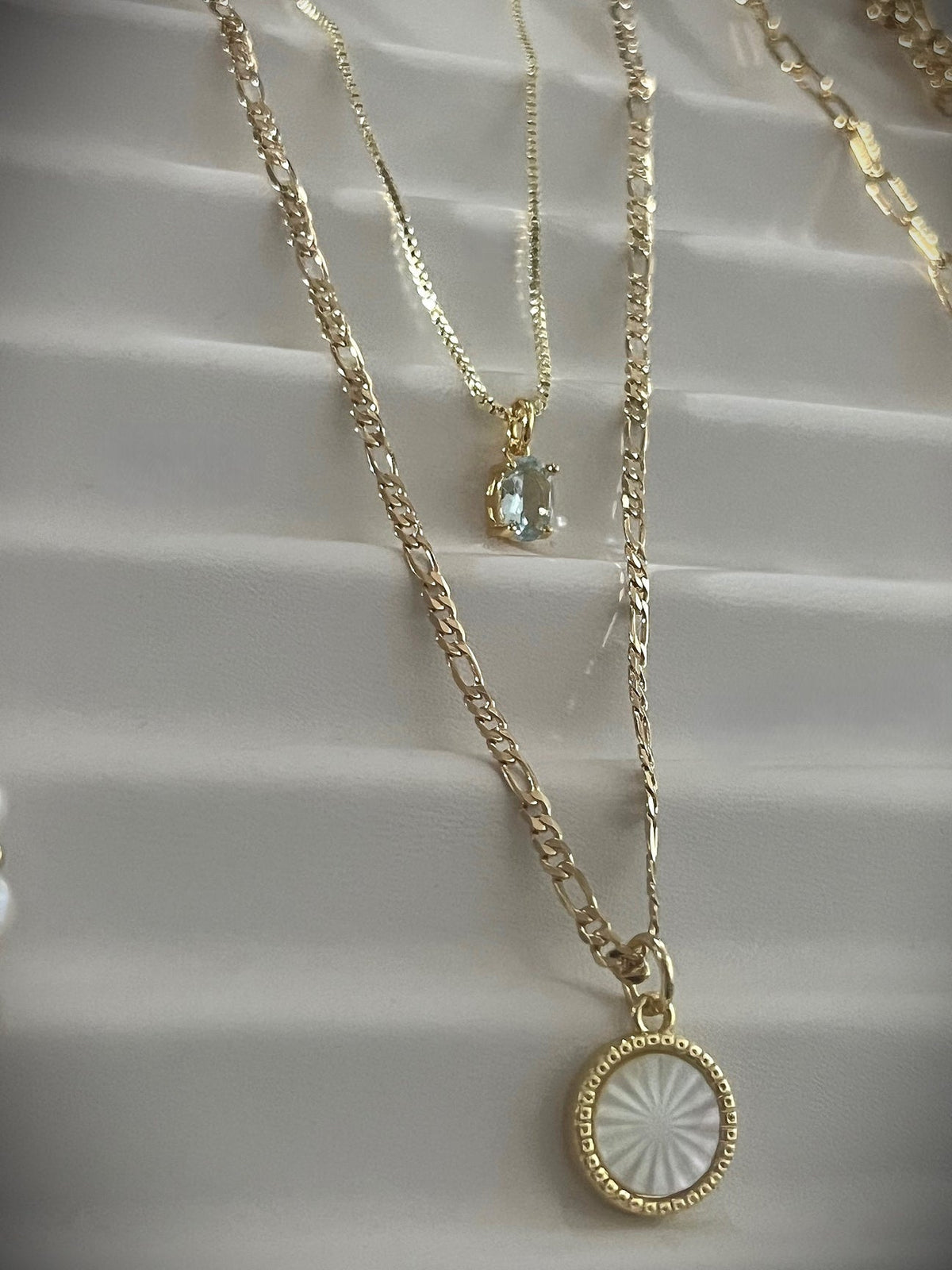 GALYNT Lucia Pearl Sunburst Necklace