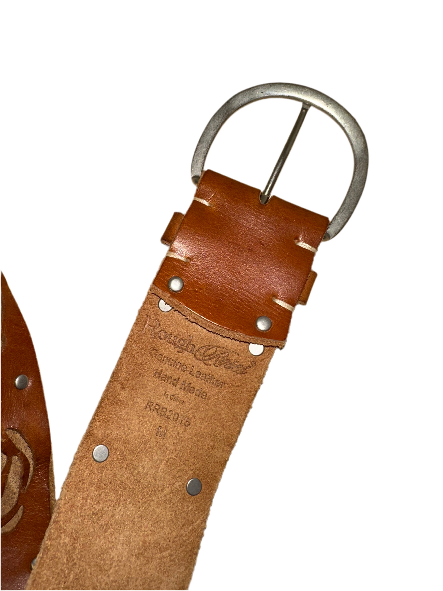 Vintage Brown Rose Belt