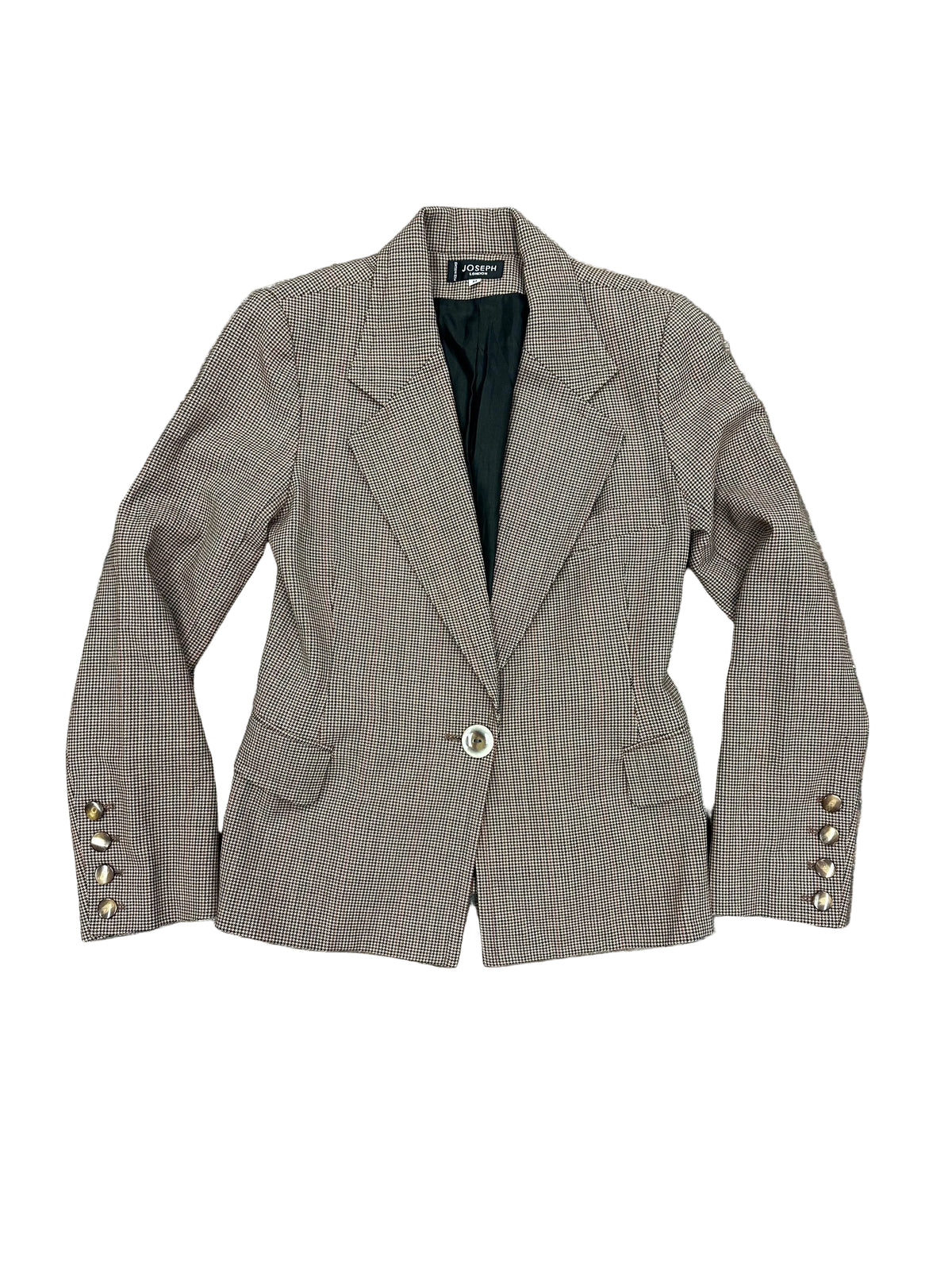 Vintage JOSEPH London Tailored Check Blazer