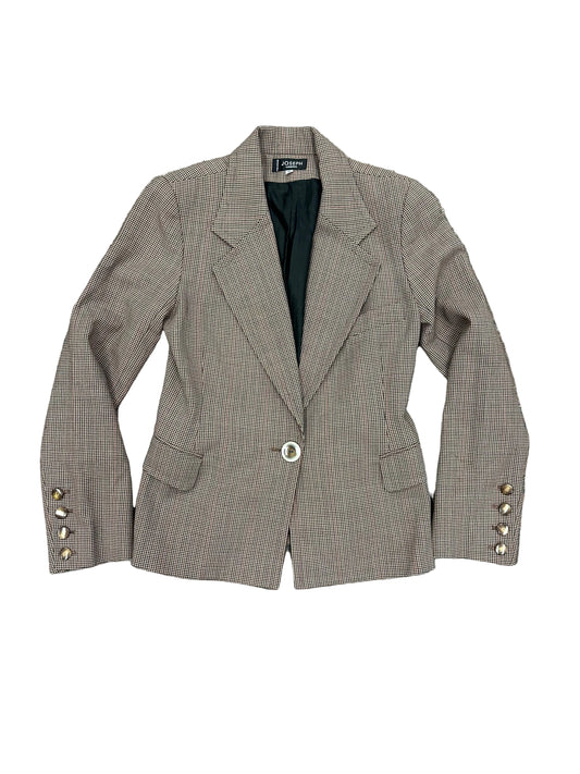 Vintage JOSEPH London Tailored Check Blazer