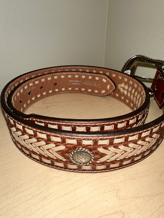 Genuine Leather Western Belt