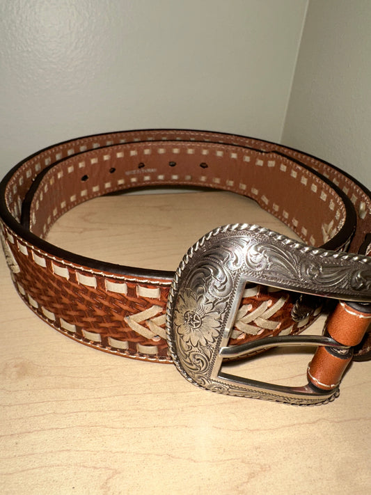 Genuine Leather Western Belt