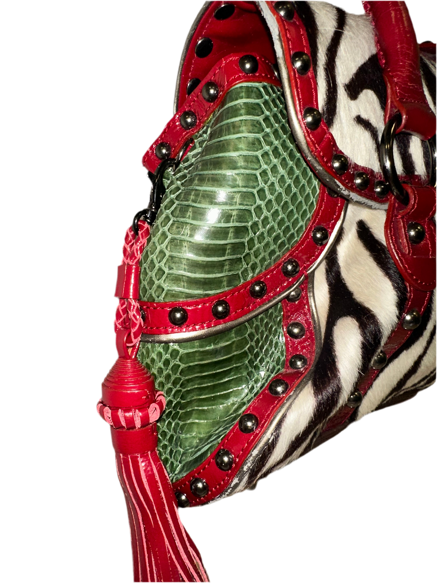 Vintage Zebra Ponyhair Bag