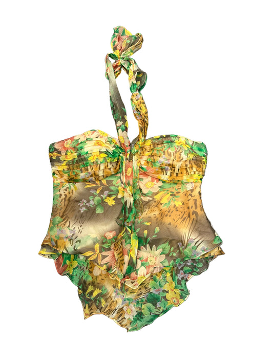 Vintage Silk Halter Tank Top