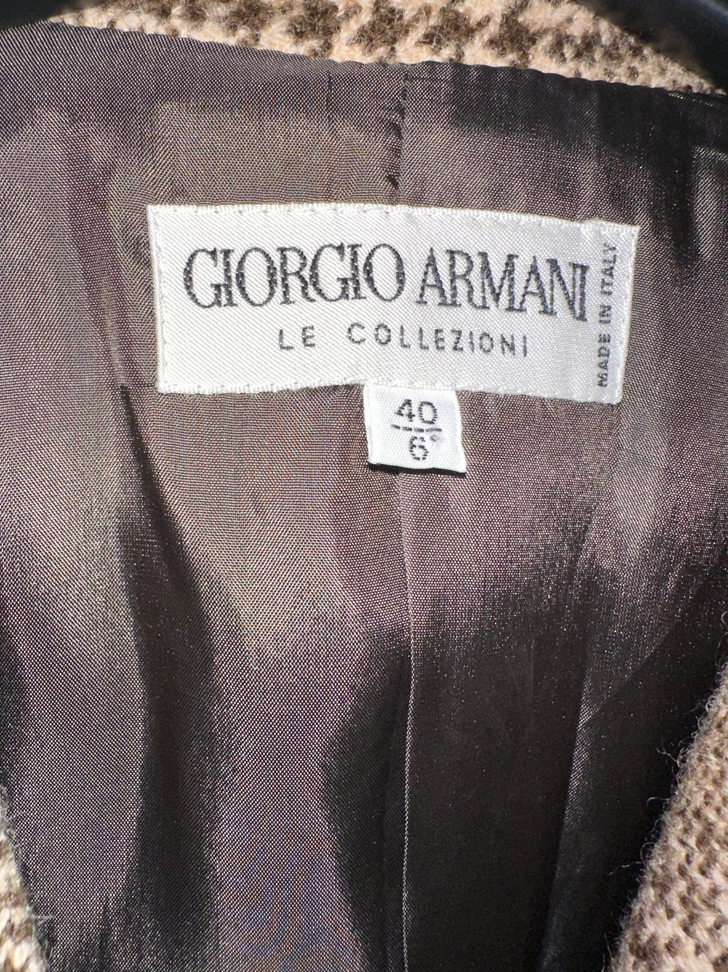 Vintage Giorgio Armani Houndstooth Blazer
