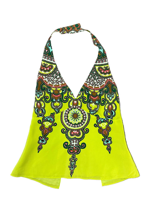 Vintage Silk Halter Tank Top