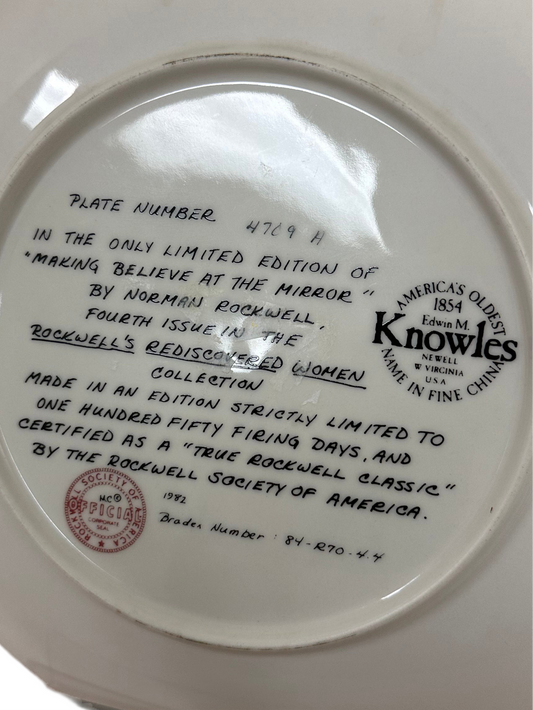 Vintage Normal Rockwell Dish