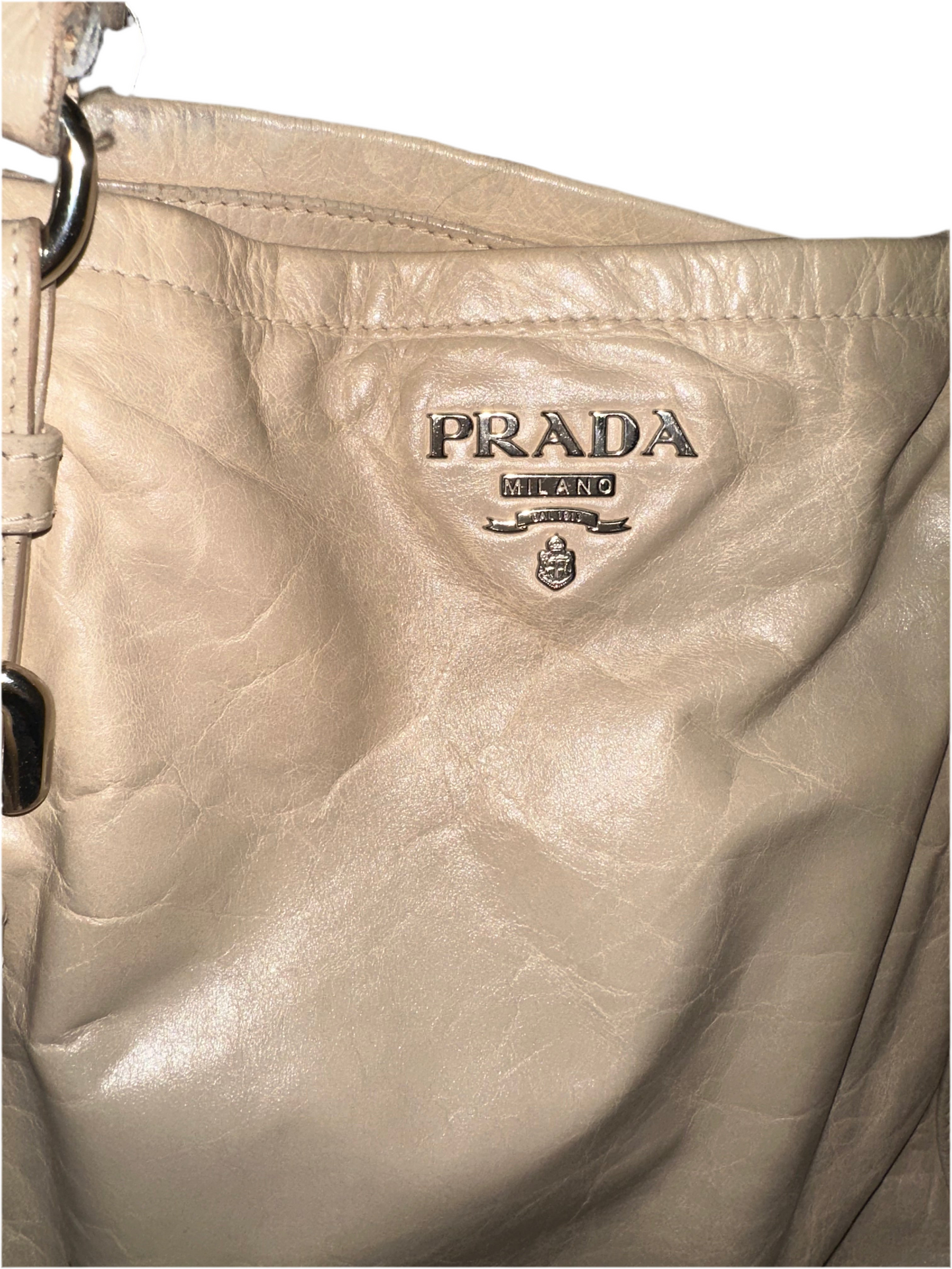 Vintage Leather Prada Tote