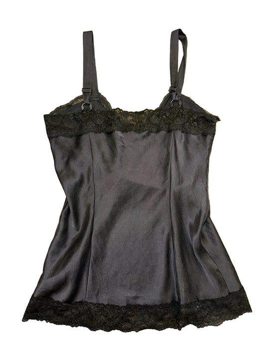 Vintage Black Embellished Cami