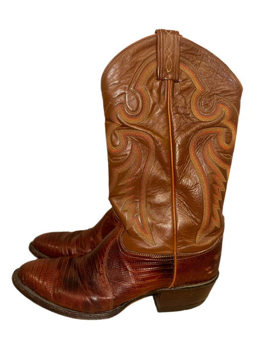 Vintage Brown Cowboy Boots