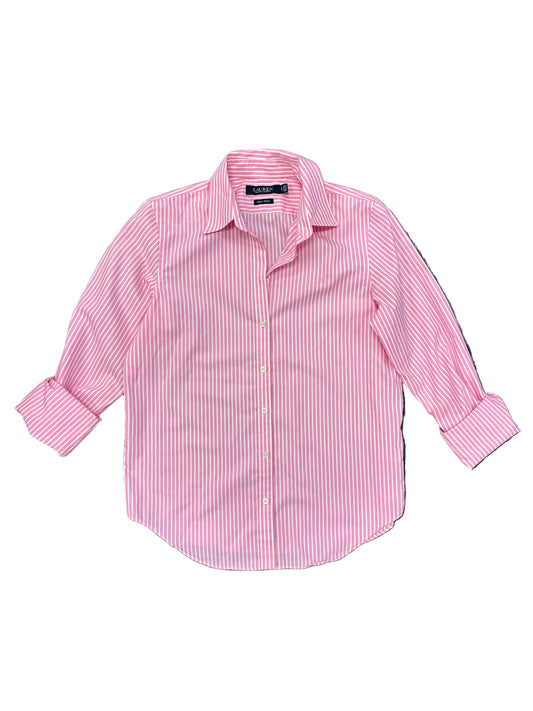 Ralph Lauren Pink Pinstripe Button Down Shirt
