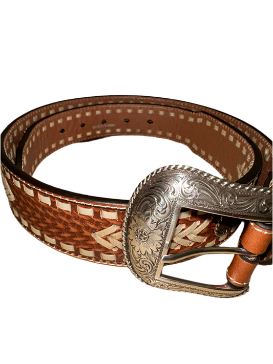 Genuine Leather Western Belt
