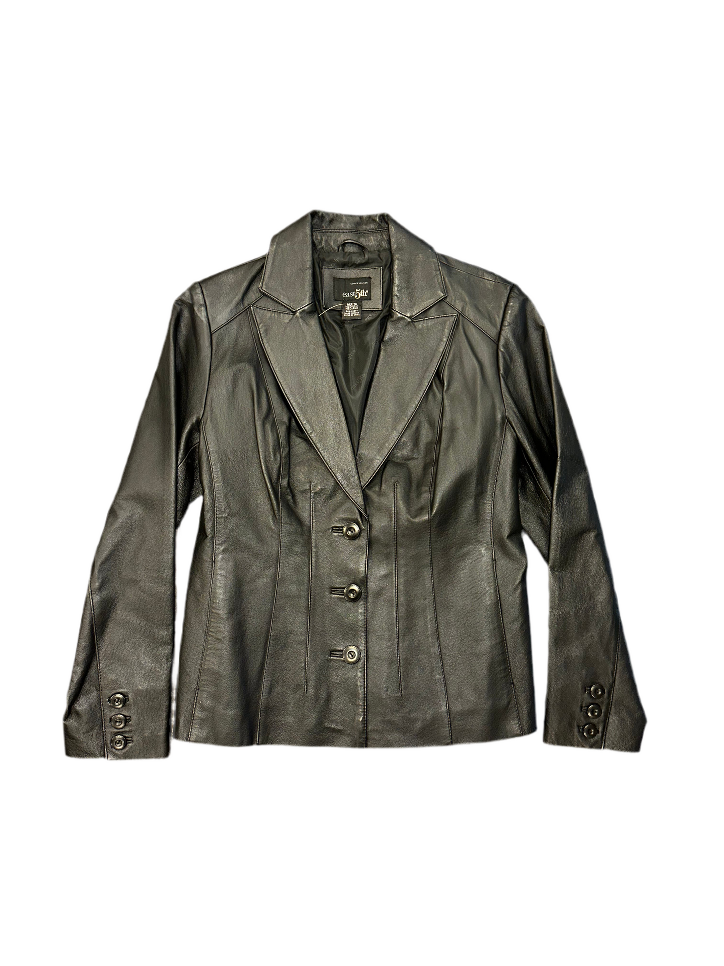 Vintage Leather Blazer