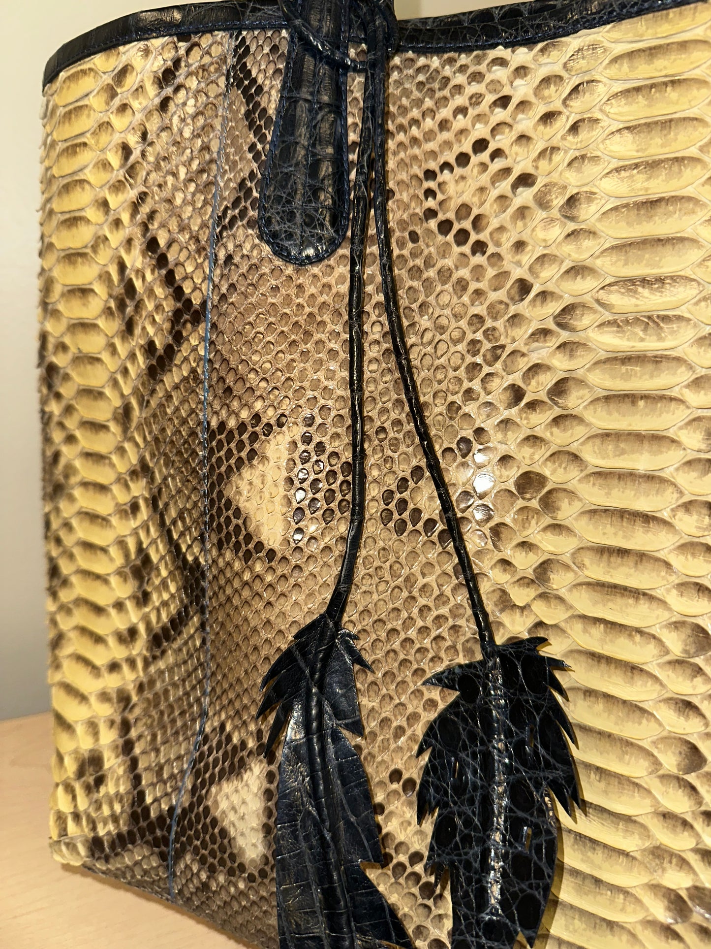 Vintage Python Tote