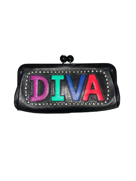 Vintage Leather 'DIVA / CHIC' Handbag