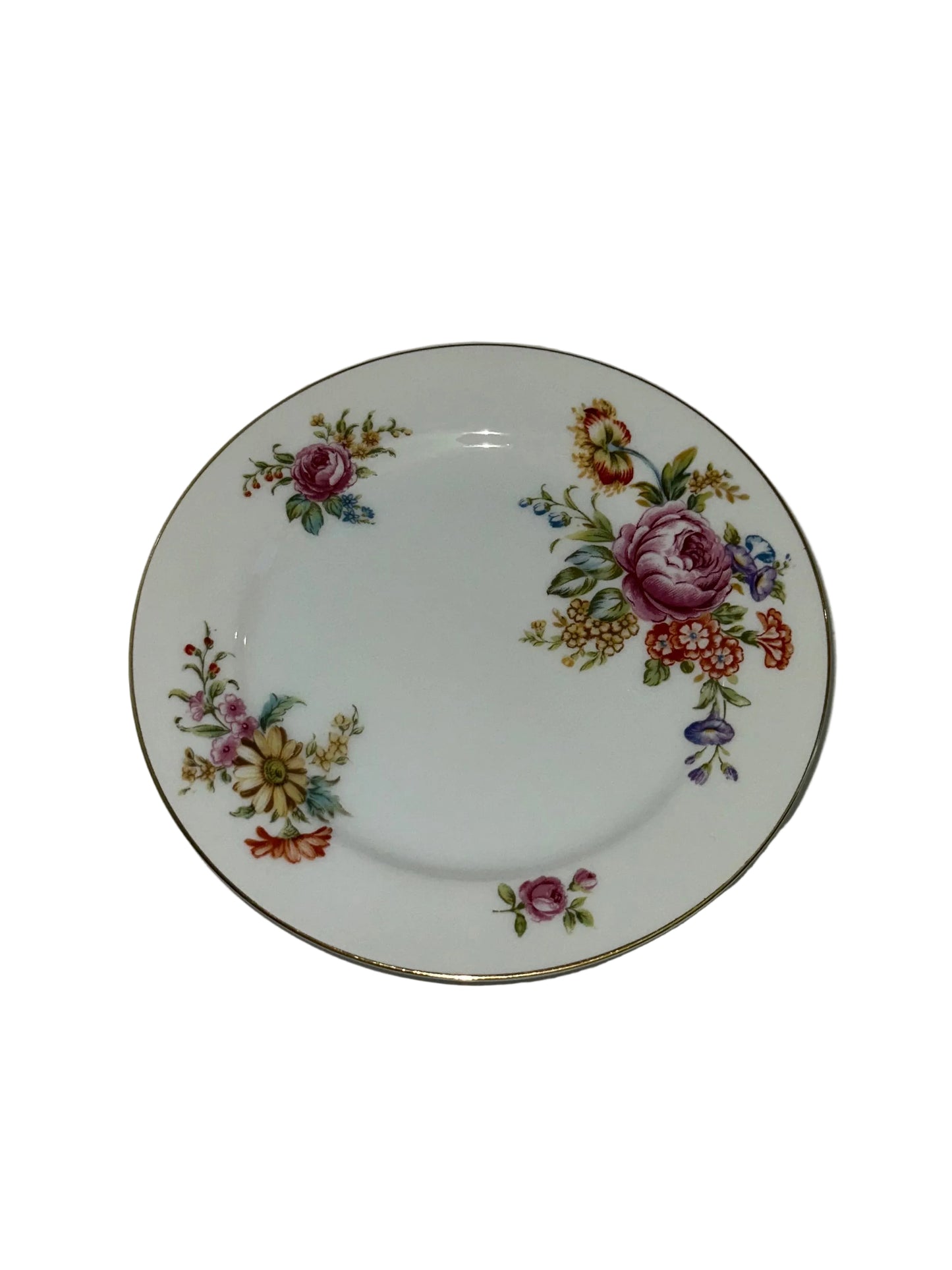 Set of 4 Vintage Dessert Plates