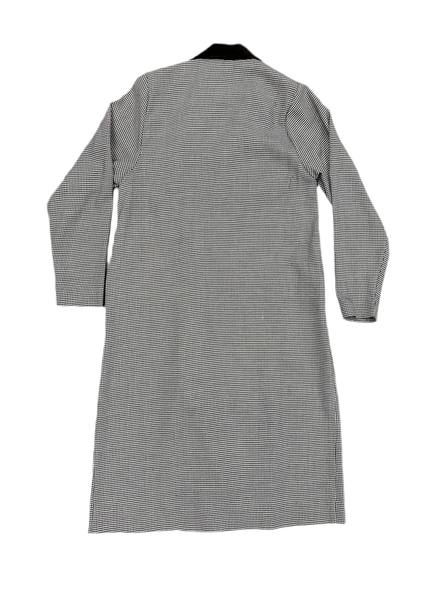 Vintage Saks Fifth Avenue Houndstooth Long Jacket