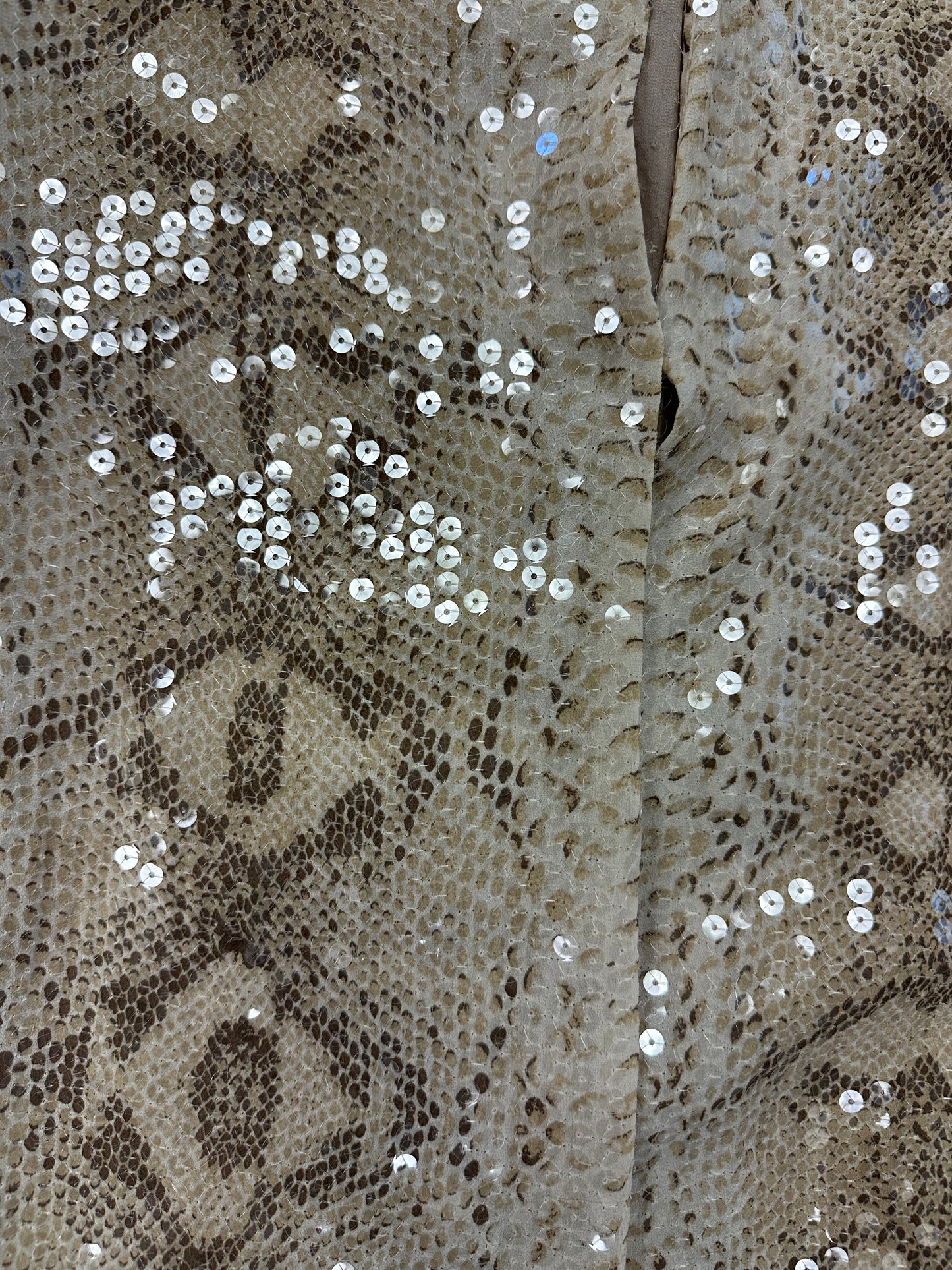 Vintage Sequins Snakeskin Jacket