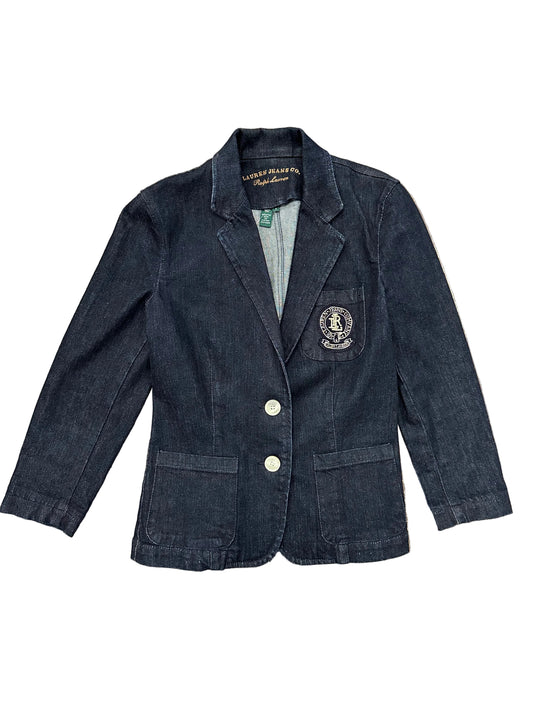 Vintage Ralph Lauren Denim Crest Blazer
