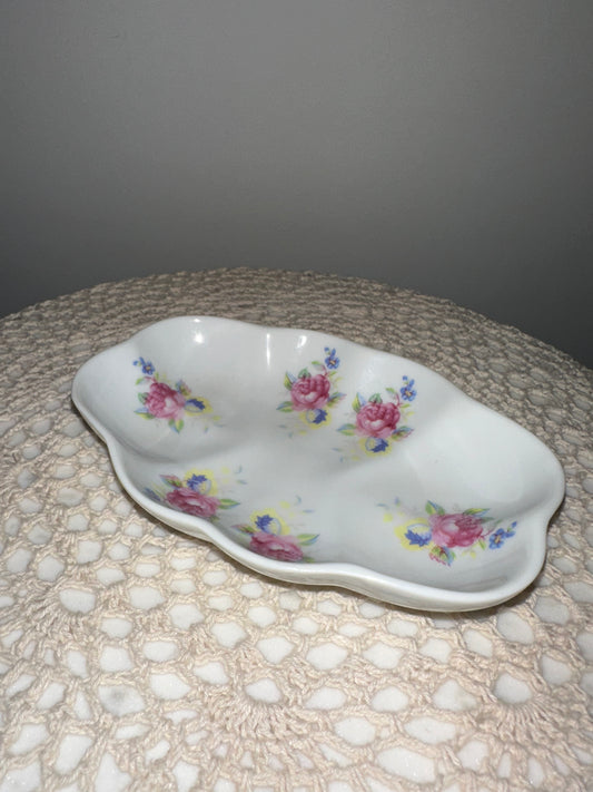 Floral Catch All Dish