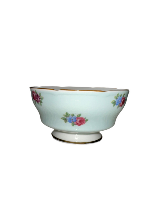 Small Blue Floral Bowl