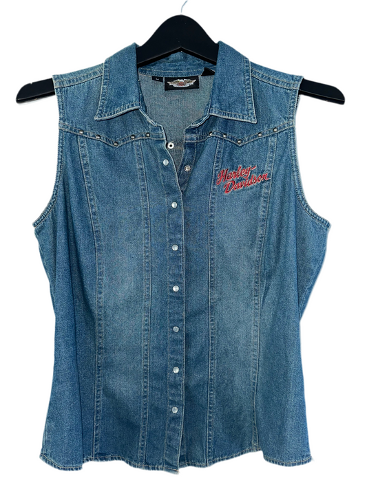 Harley Davidson Denim Tank Top