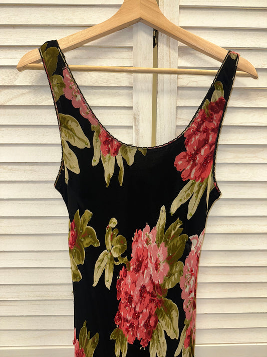 Vintage Long Floral Dress