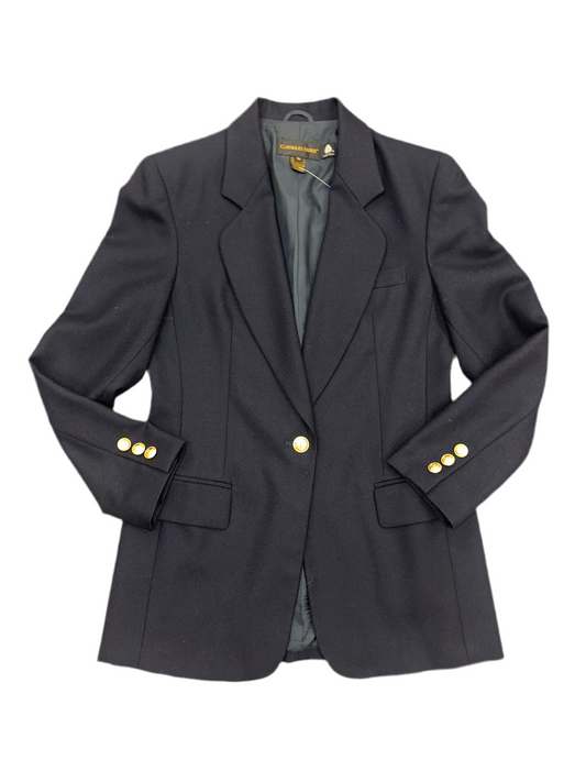 Vintage Wool Navy Blue Blazer