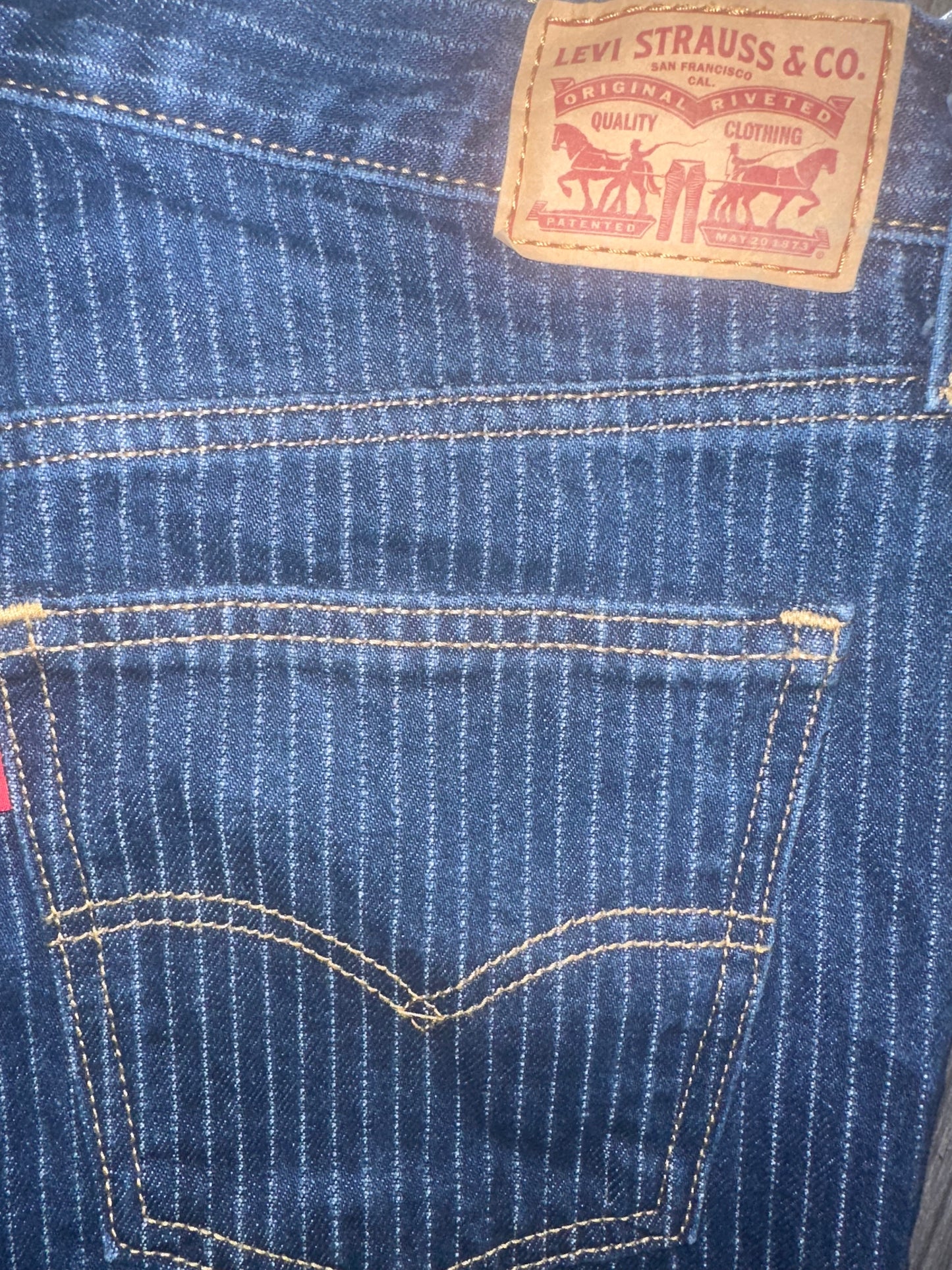 Vintage Pinstripe Levi's