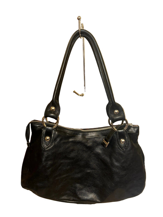 Vintage Animal Print Leather Handbag