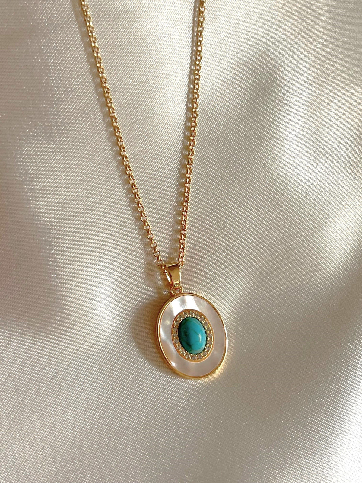 GALYNT Turquoise Rolo Necklace