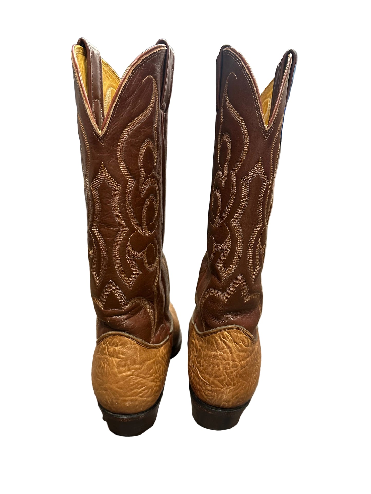 Vintage Brown Cowboy Boots