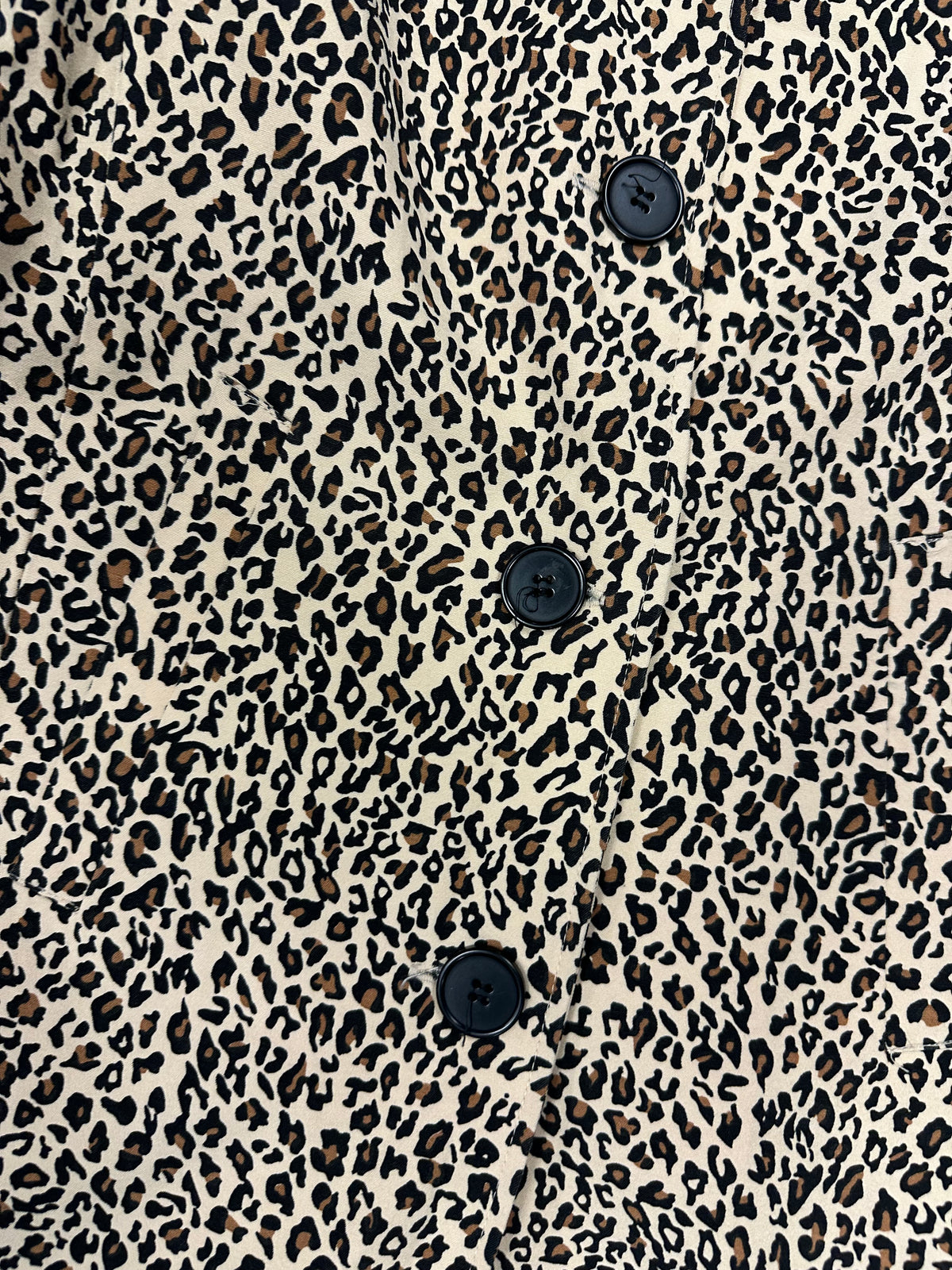 Vintage 1990s Leopard Coat