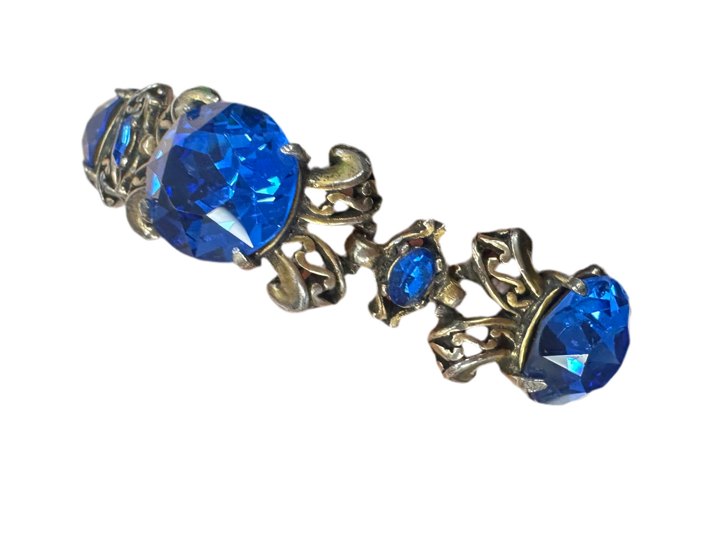 Vintage Blue Gemstone Bracelet