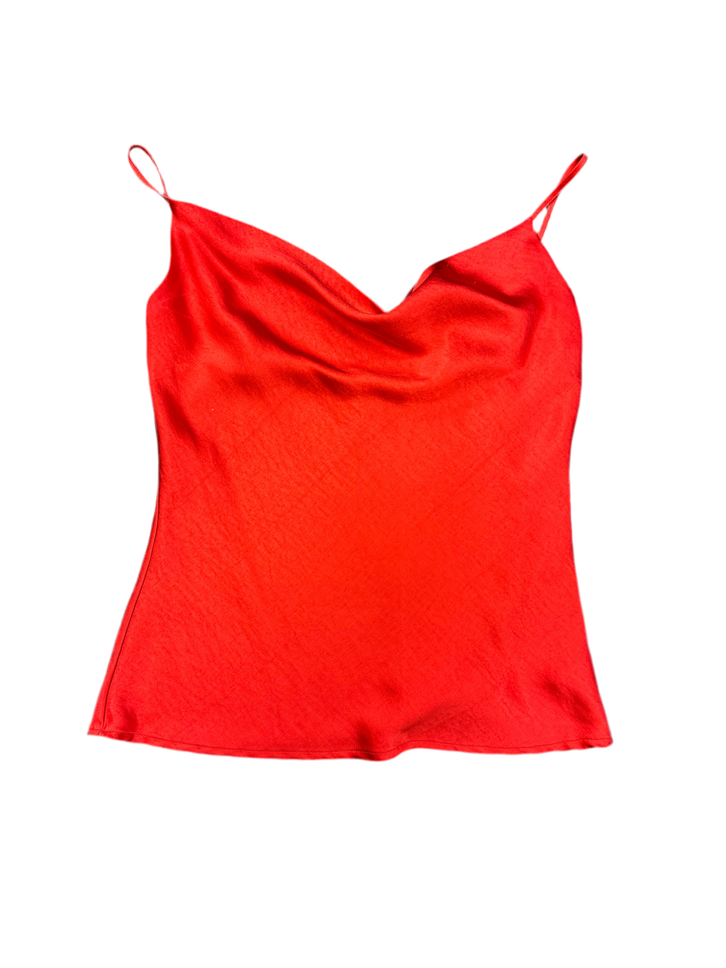 Red Scoop Neck Tank Top