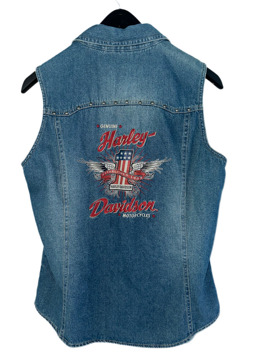 Harley Davidson Denim Tank Top