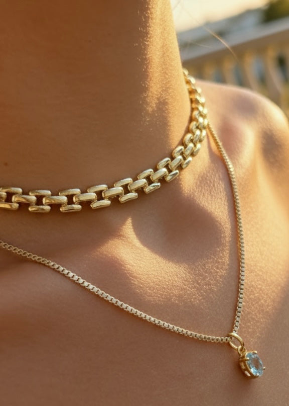 GALYNT Nadia Panther Chain Necklace