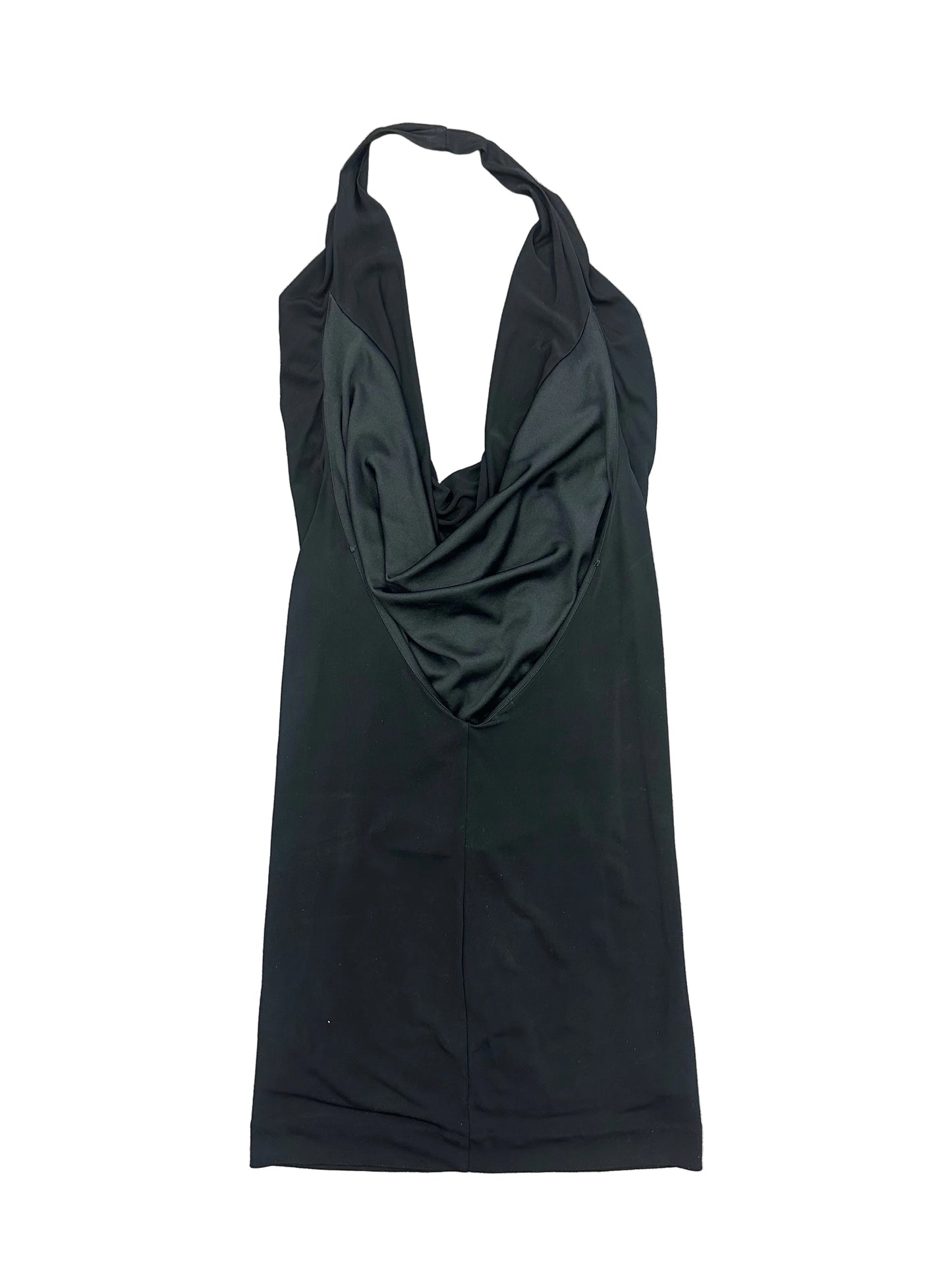 Vintage Bebe Cowl Neck Low Back Dress