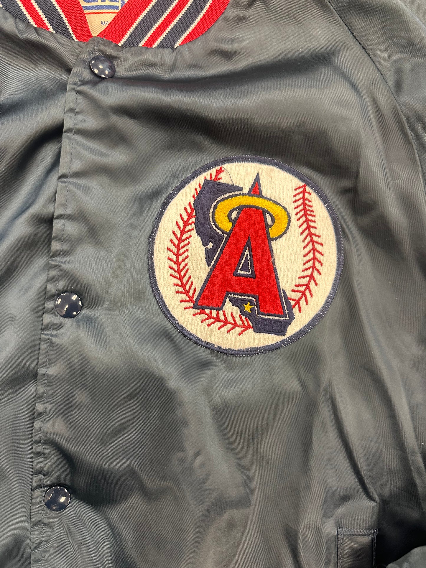 Vintage 'Angels' Baseball Windbreaker Letterman Jacket