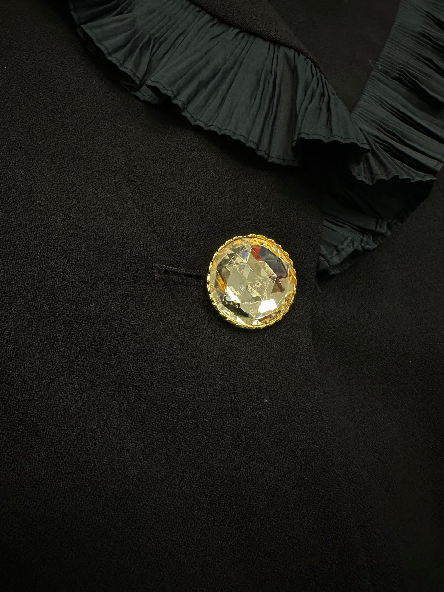Vintage 80s Christian Dior Ruffle Blazer