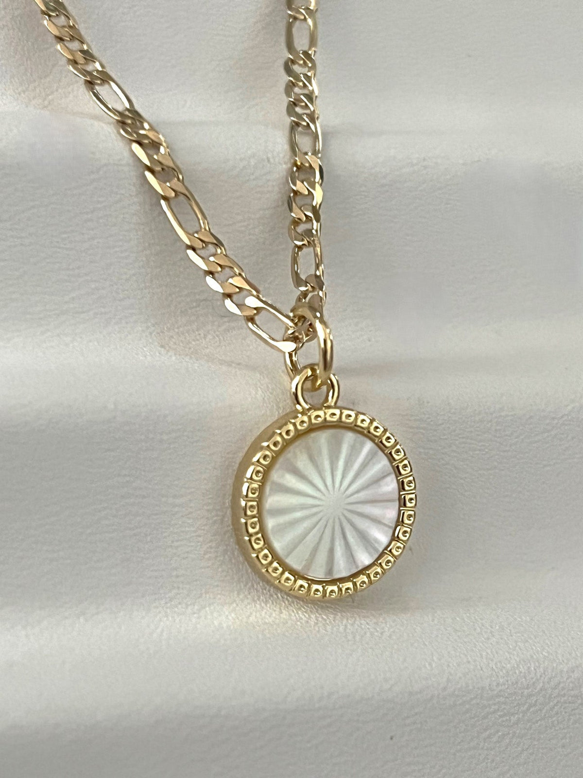 GALYNT Lucia Pearl Sunburst Necklace