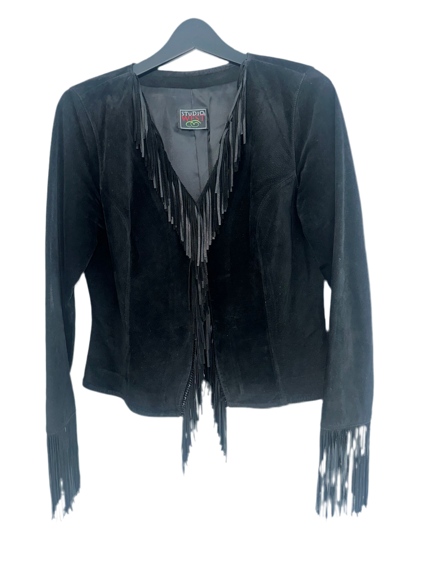 Vintage Suede Fringe Jacket