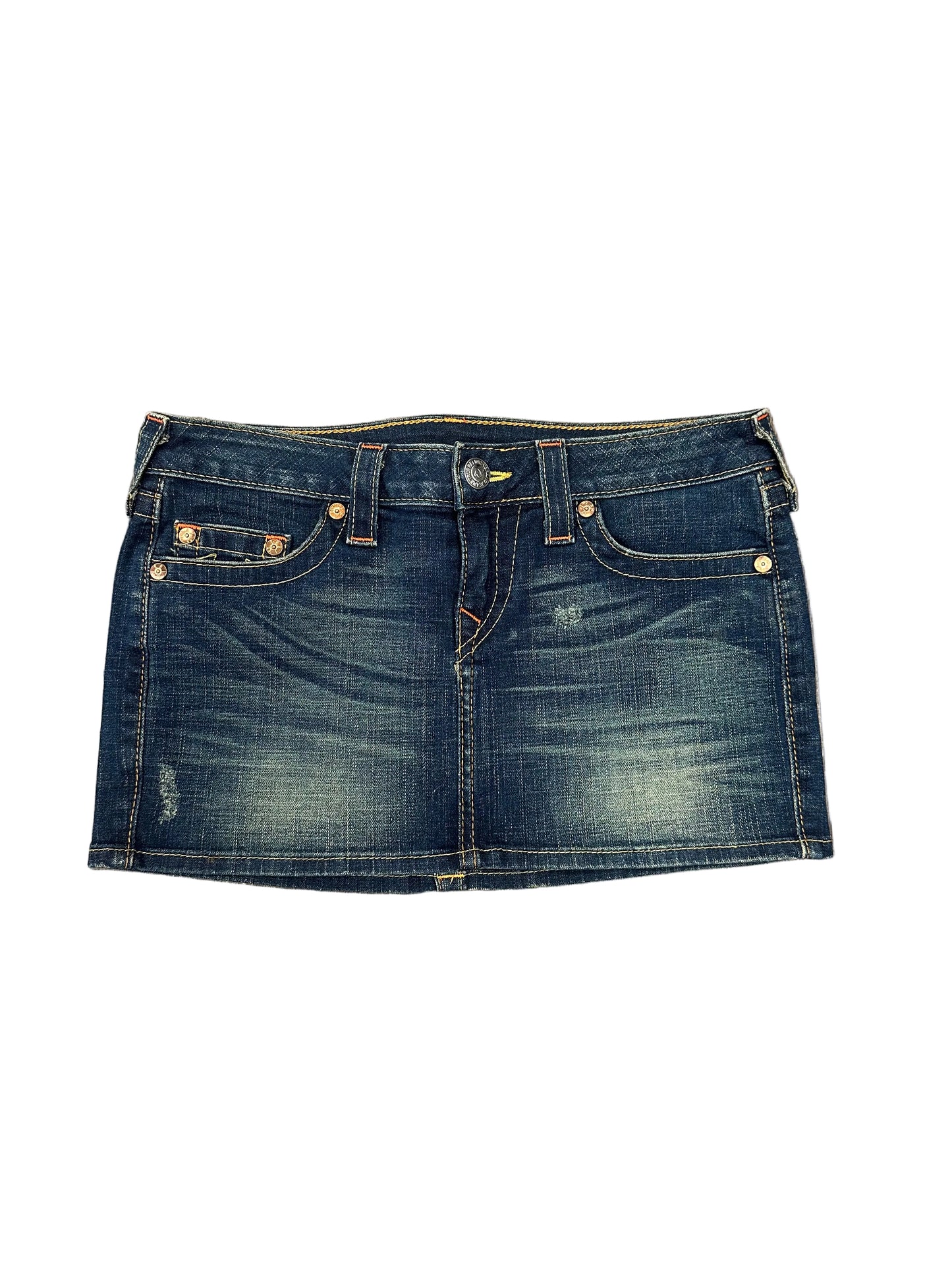 Vintage True Religion Denim Mini Skirt
