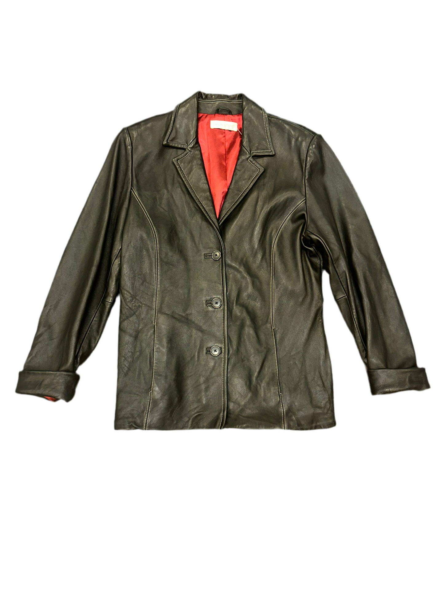 Vintage Leather Blazer