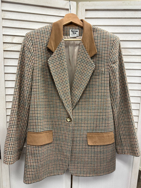 Vintage Plaid Blazer