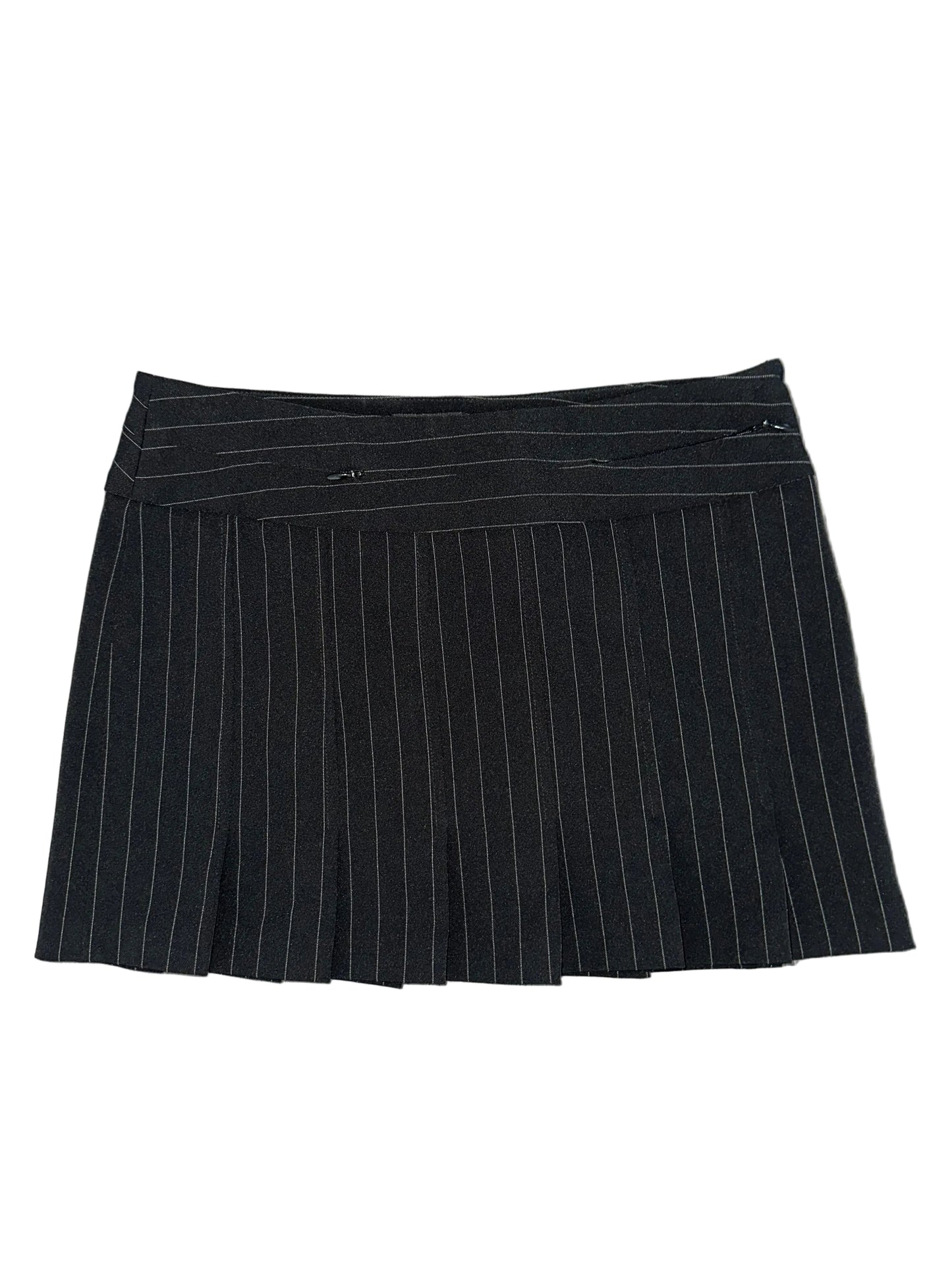 Vintage Y2K Bebe Pinstripe Mini Skirt