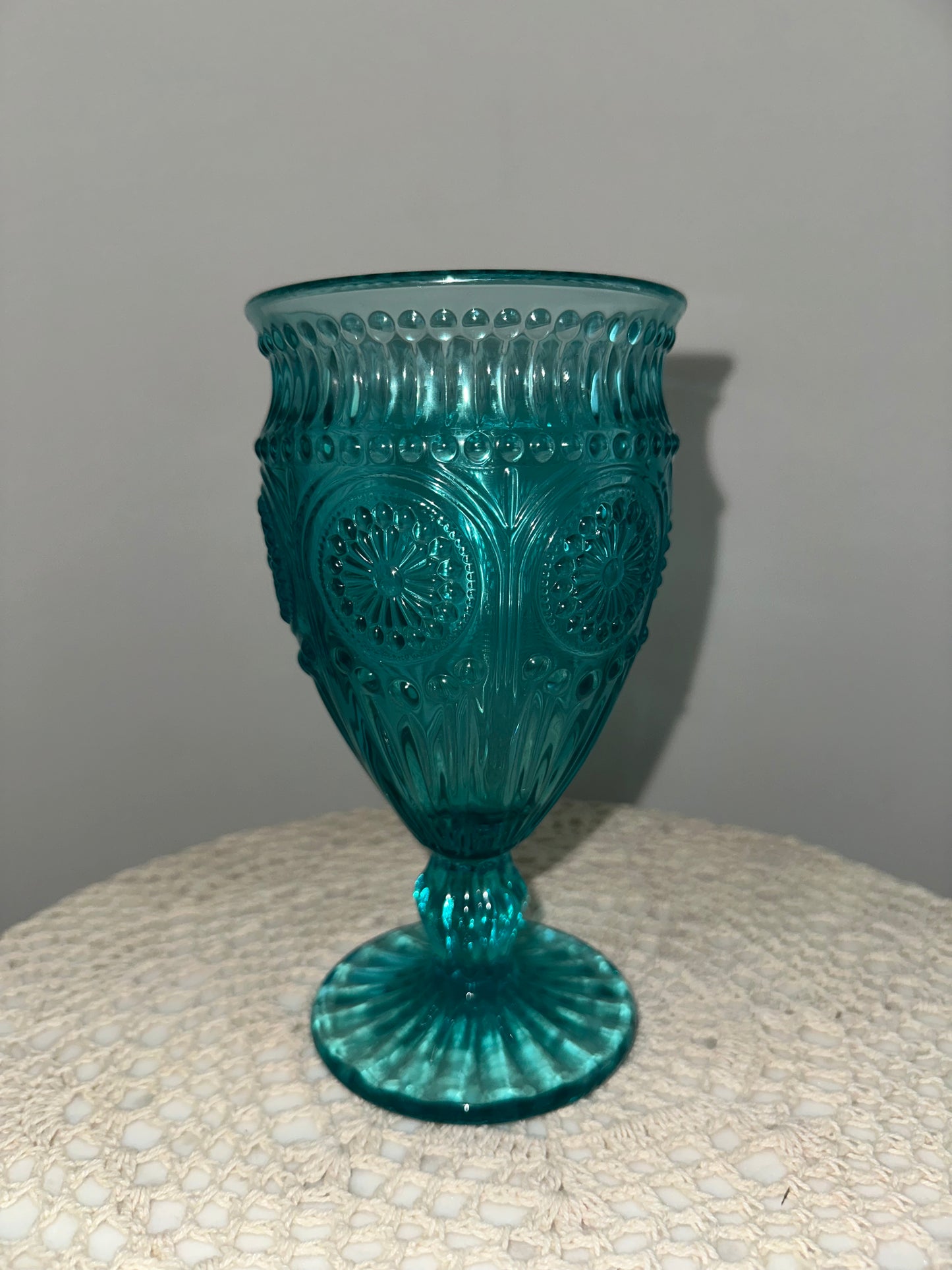 Turquoise Water Glass