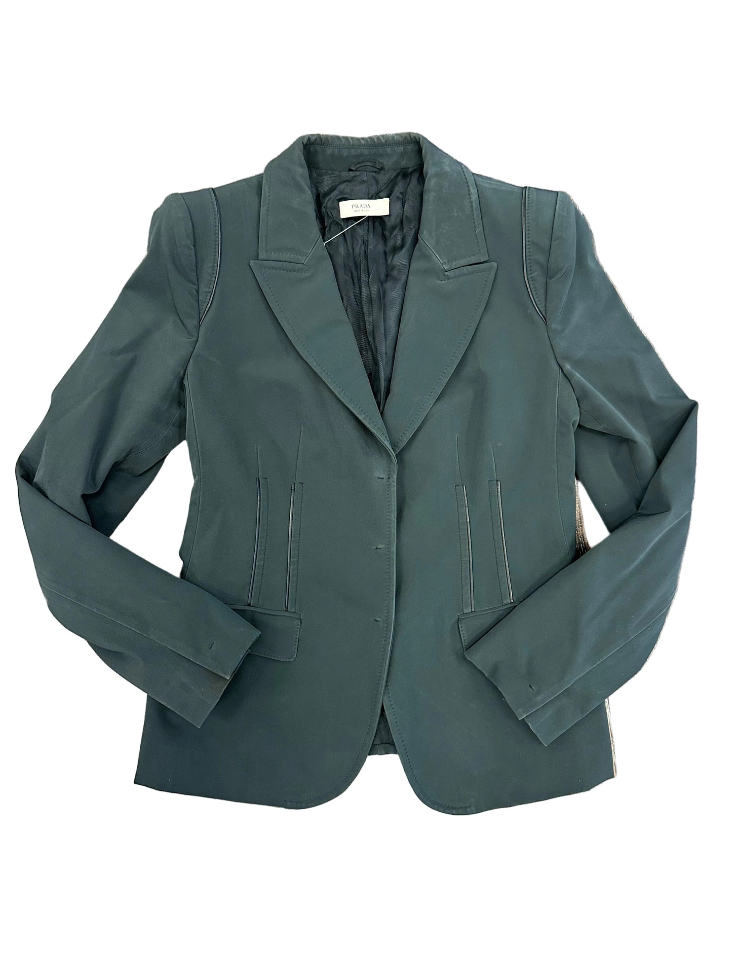 Vintage Dark Teal Prada Blazer