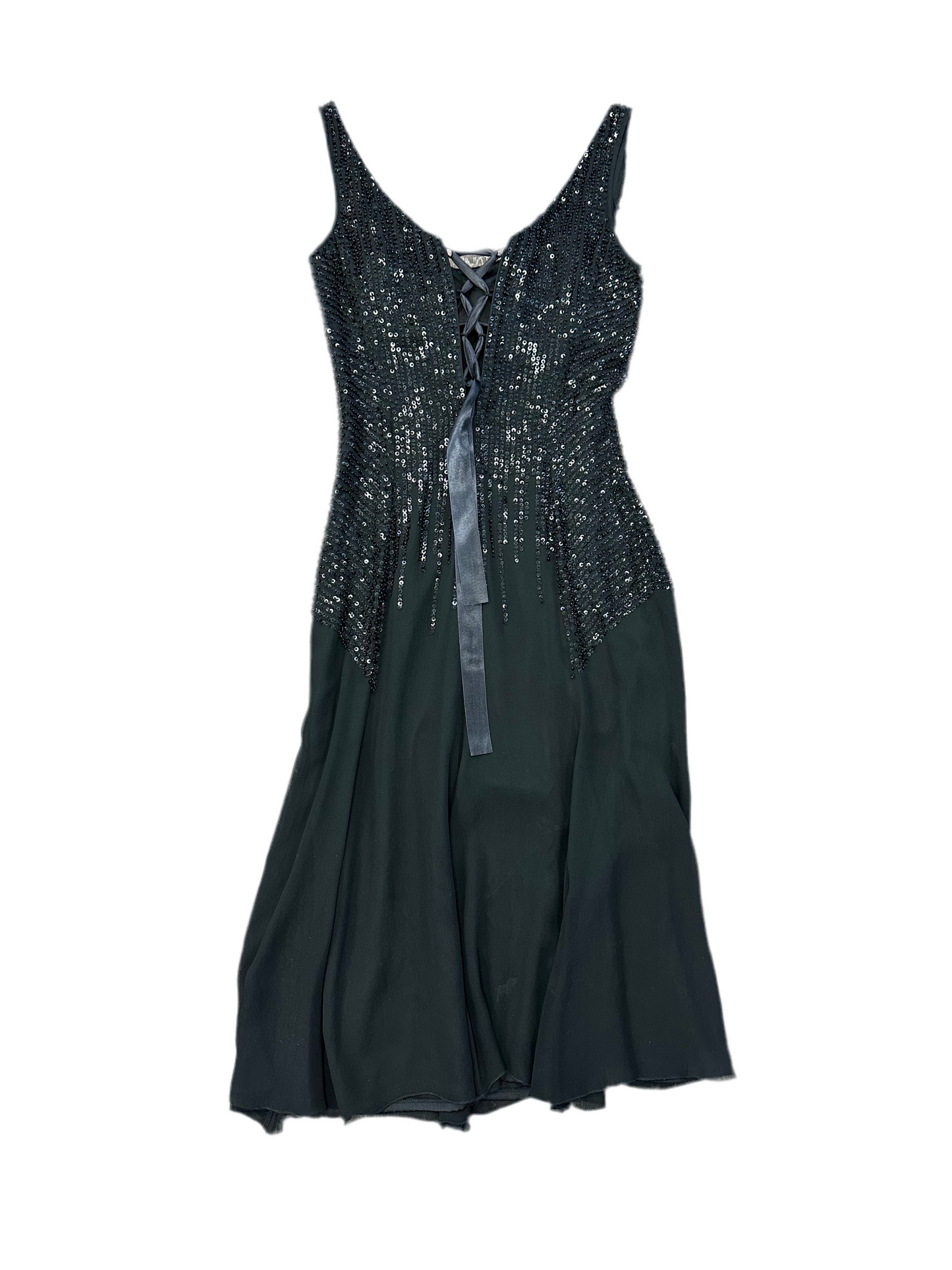 Vintage Embellished Evening Dress
