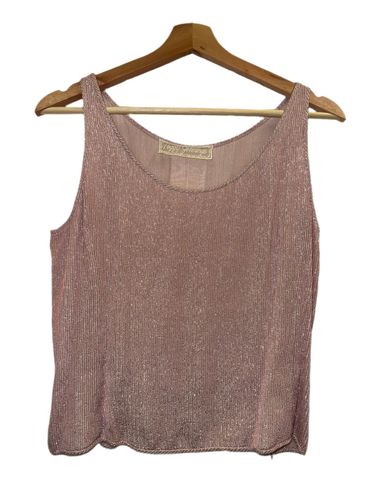 Vintage Sparkly Pink Cami